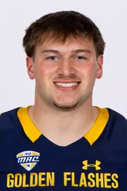 Dylan Armentrout headshot in Kent State Golden Flashes football uniform