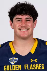 Eckley Bridges headshot in Kent State Golden Flashes football uniform