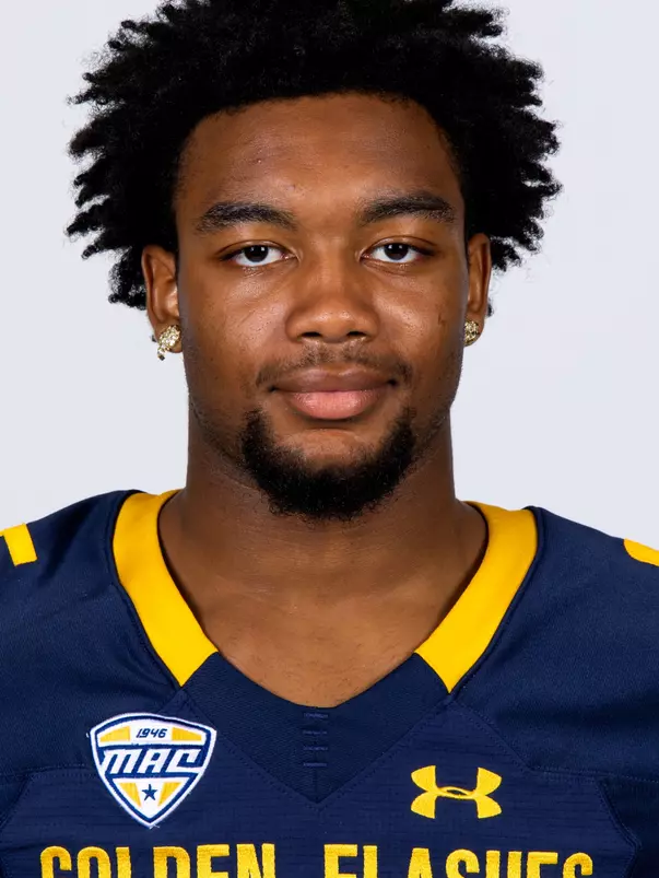 Ezekiel Castex headshot in Kent State Golden Flashes football uniform