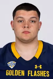 Liam Dalton headshot in Kent State Golden Flashes football uniform