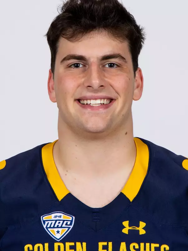 Hayden Dawahare headshot in Kent State Golden Flashes football uniform