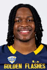 Mason King headshot in Kent State Golden Flashes football uniform