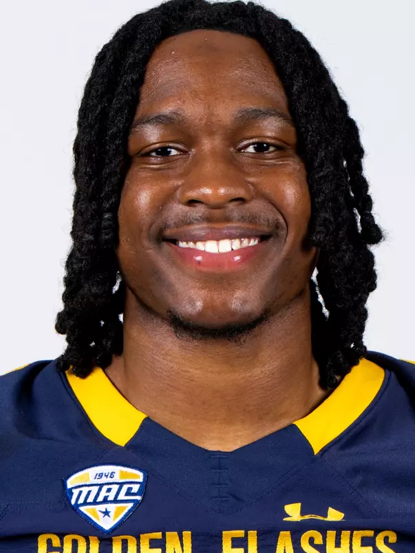 Mason King headshot in Kent State Golden Flashes football uniform