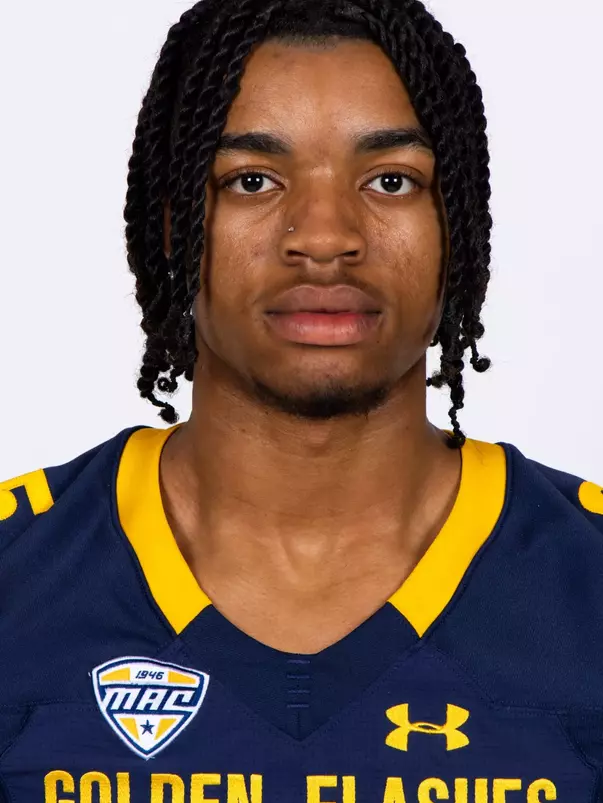 Lenox Lemon headshot in Kent State Golden Flashes football uniform
