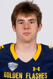 Chase Mantooth headshot in Kent State Golden Flashes football uniform