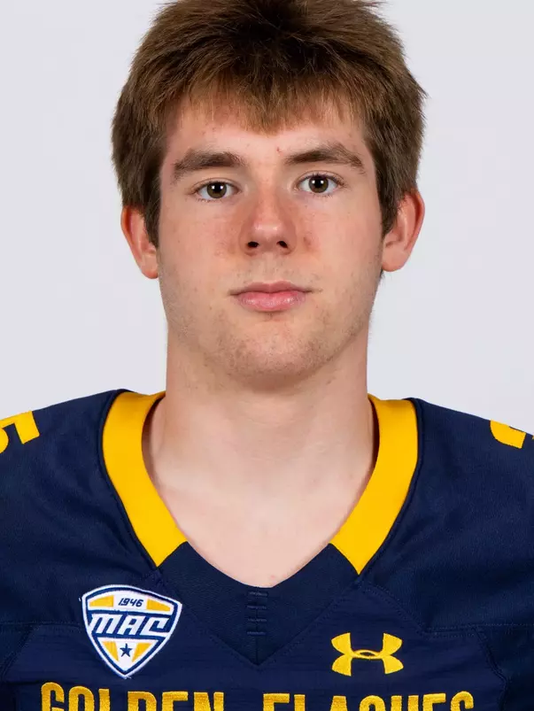 Chase Mantooth headshot in Kent State Golden Flashes football uniform