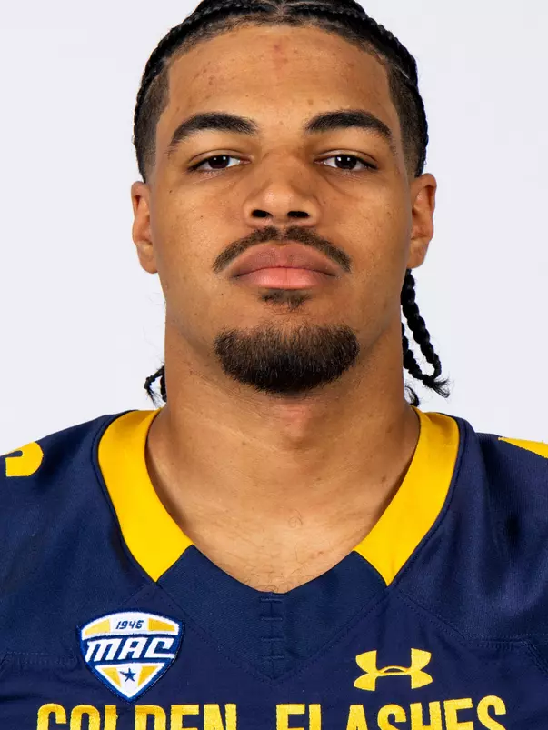Rocco Nicholl headshot in Kent State Golden Flashes football uniform