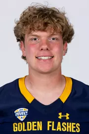 Colin Prichard headshot in Kent State Golden Flashes football uniform