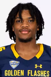 Zymir Reed headshot in Kent State Golden Flashes football uniform