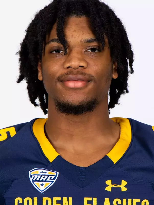 Zymir Reed headshot in Kent State Golden Flashes football uniform