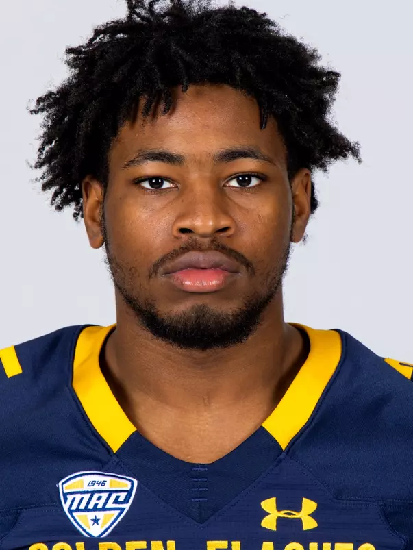 Daiveon Taylor headshot in Kent State Golden Flashes football uniform