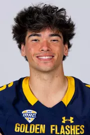 Ethan Thanthanaong headshot in Kent State Golden Flashes football uniform