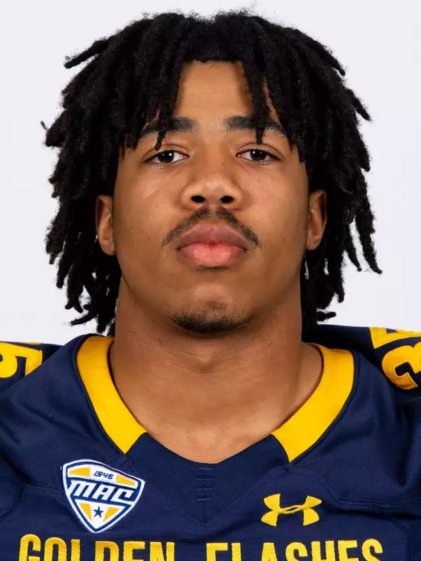Brandon White headshot in Kent State Golden Flashes football uniform