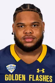 Camdon Wilborn headshot in Kent State Golden Flashes football uniform