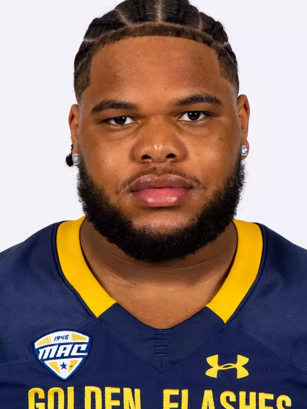 Camdon Wilborn headshot in Kent State Golden Flashes football uniform
