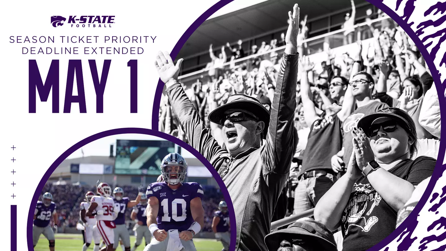 The K-State Football Season Ticket Priority Deadline has been Extended to May 1