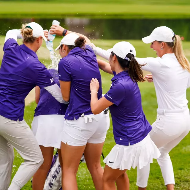 K-State advances to the 2025 NCAA Championship after final-round play of the 2025 NCAA Lexington Regional on May 7, 2025. (Victoria Ahlbrecht)