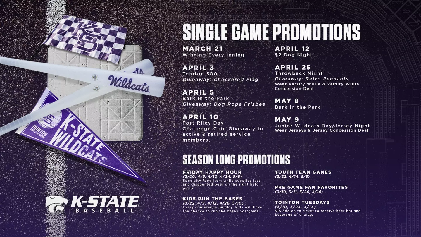 BSB Promo Schedule Graphic 2026