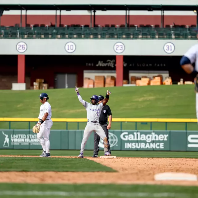 K-State Baseball vs. Penn State, February 15, 2026. Final: KSU 24, PSU 5.
(Photo: Gabriella Whisler/K-State Sports)