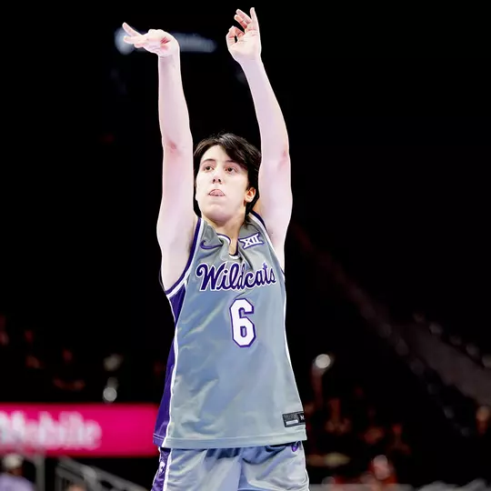 K-State Basketball vs. Oklahoma State University, March 6, 2026. Final: KSU 74, OSU 73. (Photo: Brooke Wagner/K-State Sports)