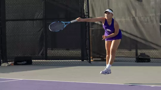 #62 K-State tennis vs #36 Baylor at Mike Goss Tennis Stadium, March 20, 2026