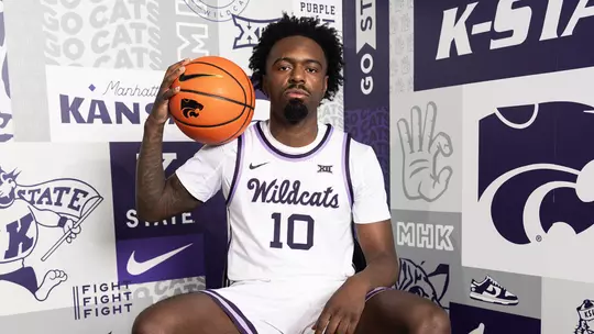 K-State Men's Basketball Recruit, April 20, 2026. (Photo: Brooke Wagner/K-State Sports)