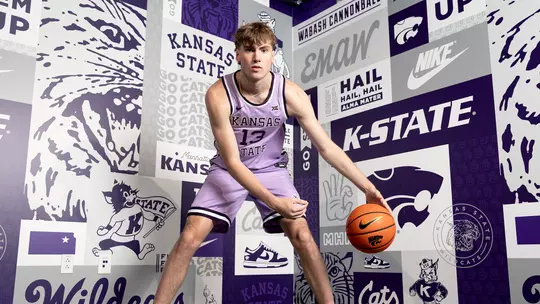 K-State Men's Basketball Recruit, April 13, 2026. (Photo: Will Huster/K-State Sports)