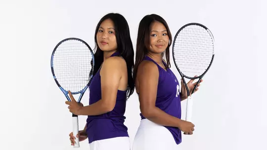 K-State Tennis vs. White Backdrop, {mmn} 9, 2026. . (Photo: Cassidy Friend/K-State Sports)