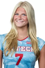 2026-27 Louisiana Tech University Volleyball Headshots. Photographs by Bailey Green/Louisiana Tech University