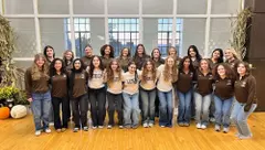 Ahead of their first varsity season, head coach Brazel Marquez and members of the inaugural Lehigh women's wrestling team met with the media inside of the Caruso Complex last week.