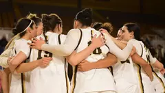 Team Huddle Cornell Postgame