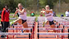 Troutman and Brewer 100m Hurdles at Rutgers Relays