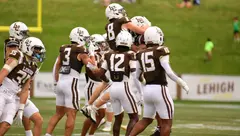 TJ Hill Interception Celebration