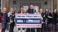 Rifle team receives NRA grant of two fully equipped air rifles