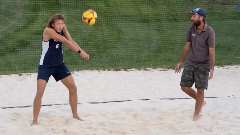 Flames men’s beach volleyball opens season by hosting its first AVCA event