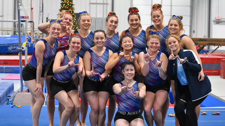 Gymnasts show plenty of potential in season’s first practice competition