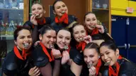 Synchronized skaters strike silver at first competition, polish routine for Saturday’s Open in Richmond