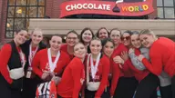 Synchronized skaters end competitive season with second-place showing in Hershey, Pa.