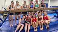 Gymnasts in Memphis competing for podium finishes at NAIGC Championships