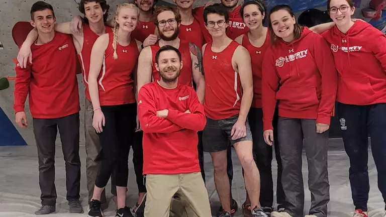 Rock climbers claim two first-place medals at Mid-Atlantic competition