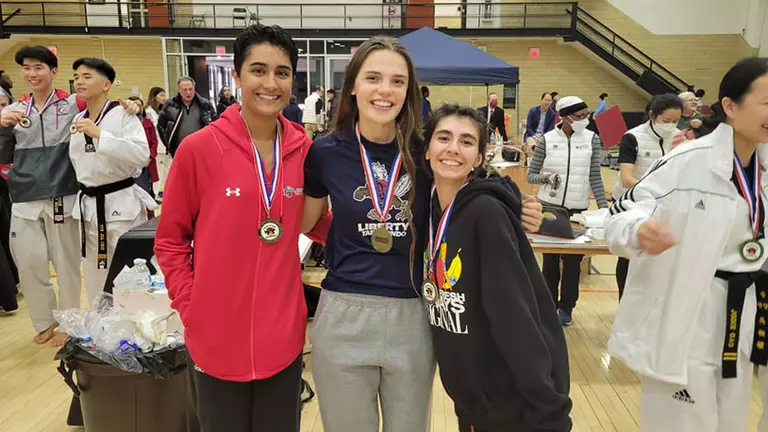 Taekwondo team puts up good fights at ECTC tournament at Princeton