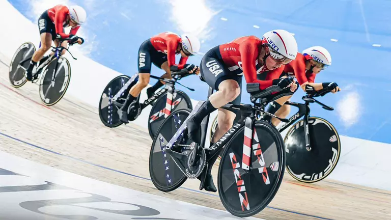 Lady Flames alumna Matsick-Ingram representing Team USA in track cycling camp