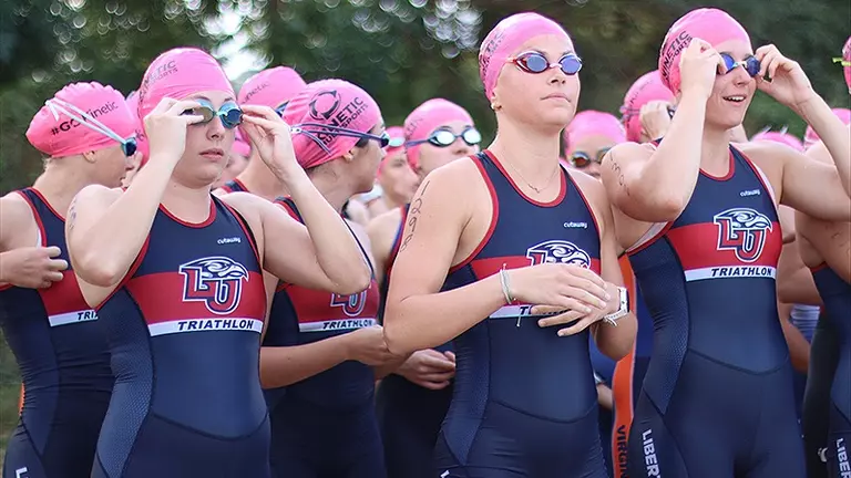 Flames, Lady Flames sweep season-opening Patriots Sprint Triathlon