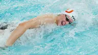 Men’s swimmers open season with a splash, pulling away from NCAA Division III Lynchburg