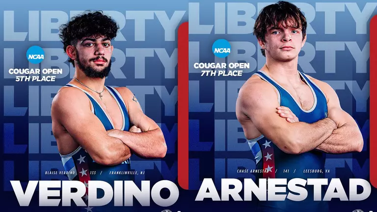 Verdino, Arnestad highlight men’s wrestling team’s showing at Cougar Open