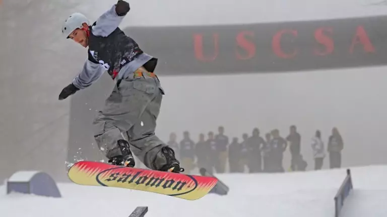 Flames, Lady Flames snowboarders land atop USCSA podiums again with dominating Slopestyle sweep