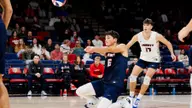 Flames men's volleyball comeback bid snuffed by Wolfpack at Liberty Arena