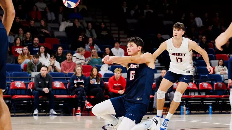 Flames men's volleyball comeback bid snuffed by Wolfpack at Liberty Arena