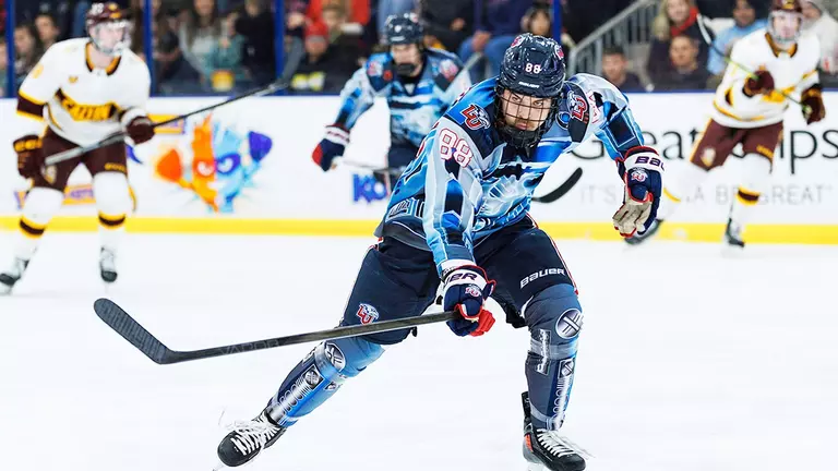 Flames bounce back, slay Knights in second game of Showcase near St. Louis