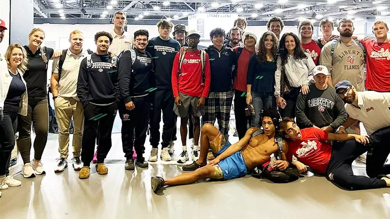 Freshmen, sophomore men’s wrestlers give Liberty a lift at Life University in Georgia